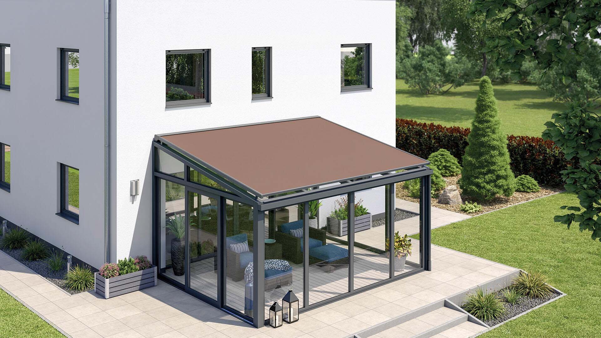 Pergola erhältlich bei MK - Sonnenschutztechnik